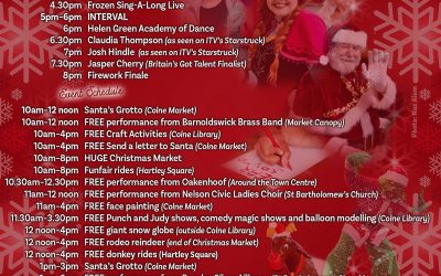 Christmas in Colne Schedule 2022!