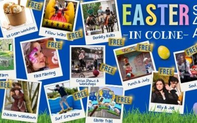 EASTER IN COLNE RETURNS FOR A ‘CRACKING’ DAY OF FREE FAMILY FUN